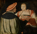 Narzeczeni - Lucas van Leyden — widok dzieła
