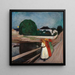 Dziewczyny na Moście - Edvard Munch — oprawiony obraz na ścianie