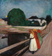 Dziewczyny na Moście - Edvard Munch — widok dzieła