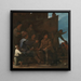 Les Joueurs de cartes - Michael Sweerts — oprawiony obraz na ścianie