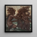 Les Phorcydes - Elihu Vedder — oprawiony obraz na ścianie