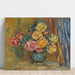 Reprodukcja obrazu Róże przy niebieskiej zasłonie - Pierre-Auguste Renoir