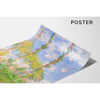 Les Trois Arbres, Été - Claude Monet | Reproduction Tableau Décoration murale affiche copie