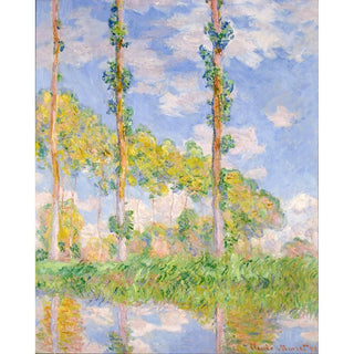 Les Trois Arbres, Été - Claude Monet | Reproduction Tableau Décoration murale affiche copie
