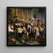 Les Vainqueurs de la Bastille devant l'Hôtel de Ville, 14 juillet 1789 - Paul Delaroche — oprawiony obraz na ścianie