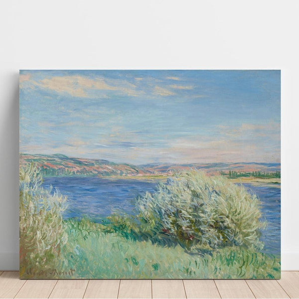 Reprodukcja obrazu Brzegi Sekwany w pobliżu Vétheuil - Claude Monet