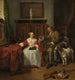 Les chasseurs présentent - Gabriel Metsu — widok dzieła