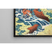 Reprodukcja obrazu Wodospady dla koni Yoshitsune w Yoshino - Katsushika Hokusai