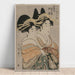 Reprodukcja obrazu Les courtisanes Kasugano et Utahama de Tamaya - Kitagawa Utamaro