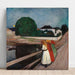 Reprodukcja obrazu Dziewczyny na moście - Edvard Munch