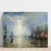 Reprodukcja obrazu Les haleurs chargeant du charbon au clair de lune - Joseph Mallord William Turner