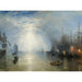 Reprodukcja obrazu Les haleurs chargeant du charbon au clair de lune - Joseph Mallord William Turner
