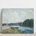 Reprodukcja obrazu Brzegi rzeki Oise - Alfred Sisley