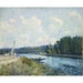 Reprodukcja obrazu Brzegi rzeki Oise - Alfred Sisley