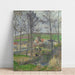 Reprodukcja obrazu Les rives de la Viosne à Osny par temps gris, en hiver - Camille Pissarro