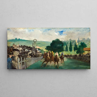 Wyścigi w Longchamp - Edouard Manet