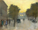 Pod lipami z widokiem na Bramę Brandenburską - Lesser Ury — widok dzieła
