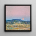 Lever de lune de septembre de Childe Hassam — oprawiony obraz na ścianie