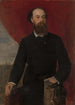 Portret rzeźbiarza Paula De Vigne - Léon de Winne — oprawiony obraz na ścianie