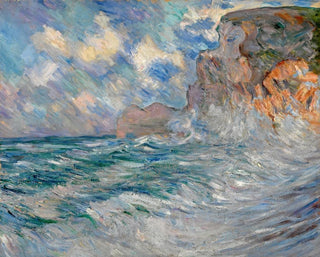 Klify w Étretat - Lilla Cabot Perry — widok dzieła