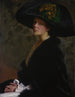 Le chapeau vert - Lilla Cabot Perry — widok dzieła