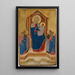 La Vierge à l'Enfant en majesté avec quatre anges - Lippo di Benivieni — oprawiony obraz na ścianie