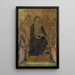 La Vierge à l'Enfant en majesté avec saints et anges - Lippo Vanni — oprawiony obraz na ścianie