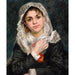 Reprodukcja obrazu Lise w białym szaliku - Pierre-Auguste Renoir