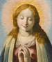 La Vierge en prière - École Lombarde — widok dzieła
