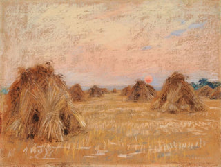 Zakończenie dnia - Léon Augustin Lhermitte — widok dzieła