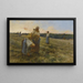 Glaneuses le soir - Léon Augustin Lhermitte — oprawiony obraz na ścianie