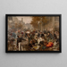 Les Halles - Léon Augustin Lhermitte — oprawiony obraz na ścianie