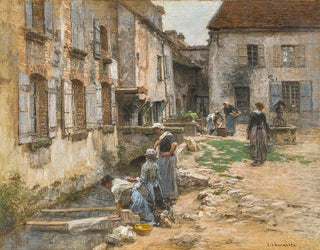 Lon Augustin Lhermitte - Les lavandires  villenauxe.webp