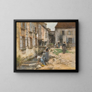 Lon Augustin Lhermitte - Les lavandires  villenauxe.webp