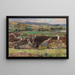 Les Toits vue de village - Léon Augustin Lhermitte — oprawiony obraz na ścianie
