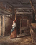 w oczekiwaniu w stajni - Léon Becker — widok dzieła