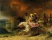 Rebecca i Brian de Bois-Guilbert - Léon Cogniet — widok dzieła