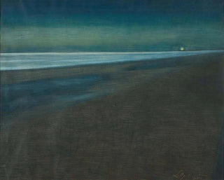 Widok plaży nocą - Léon Spilliaert — widok dzieła