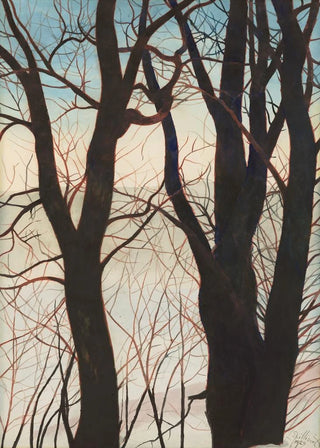 Lon Spilliaert - Bomen in de sneeuw.webp