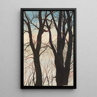 Lon Spilliaert - Bomen in de sneeuw.webp