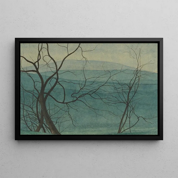 Gałęzie drzew - Léon Spilliaert — oprawiony obraz na ścianie