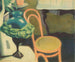 wnętrza z krzesłem i lampą z opaliny - Léon Spilliaert — widok dzieła
