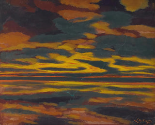 Le clair vert sur la mer - Léon Spilliaert — widok dzieła
