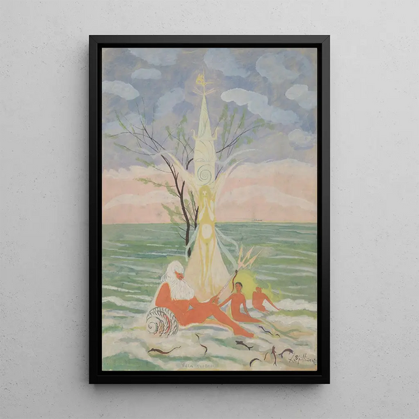 Lon Spilliaert - Neptunus figuren en zee.webp