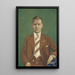 Portret Adolphe Van Glabbeke - Léon Spilliaert — oprawiony obraz na ścianie