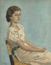 Portret pani Simonne Kremer - Léon Spilliaert — widok dzieła