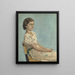 Portret pani Simonne Kremer - Léon Spilliaert — oprawiony obraz na ścianie