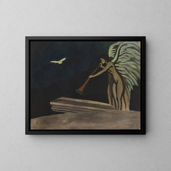 Zmartwychwstania - Léon Spilliaert — oprawiony obraz na ścianie