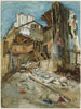 L'Hôtel des Singes w Saint - Cloud - Léopold Flameng — widok dzieła