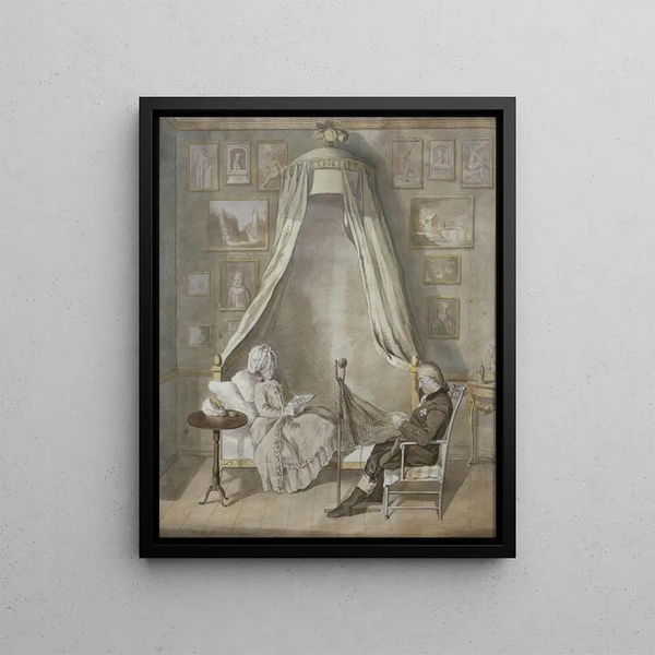 Lorentz Svensson Sparrgren - Interior with Count Claes Ekeblad and his Wife Brita ne Horn.webp
